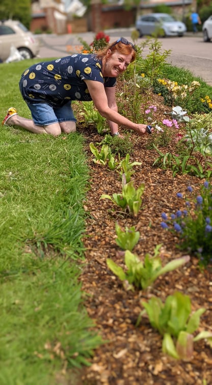 Sue Harrison, founder of South Molton in Bloom